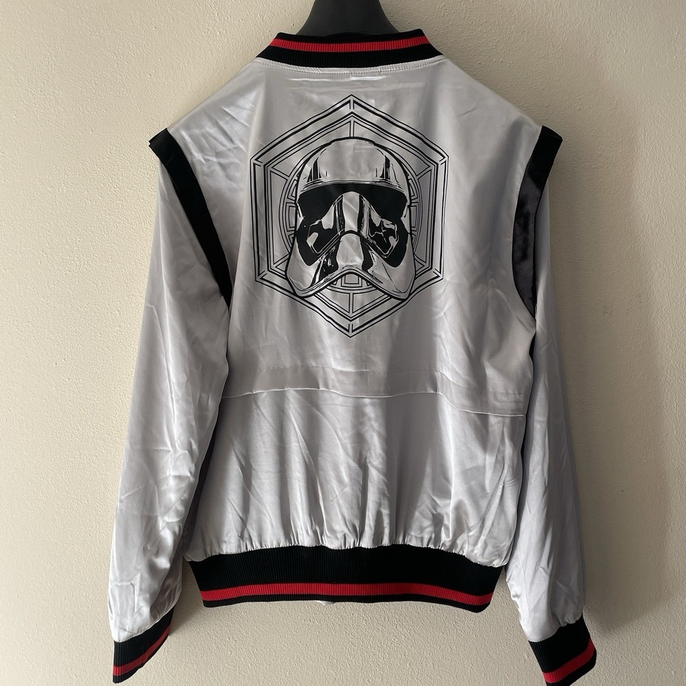 Her Universe Star Wars Captain Phasma Satin Bomber Jacket - Picture 4 of 14